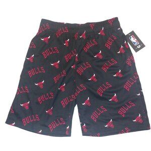 NBA Chicago Bulls Athletic Shorts Boys Size XL (18-20) UNK Youth All Over Print
